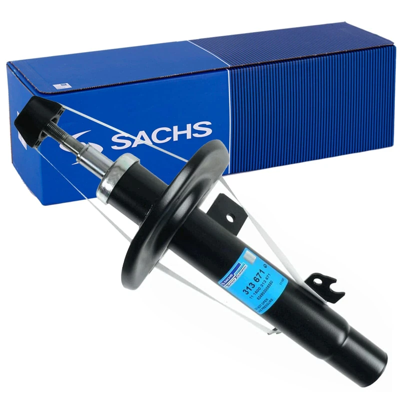 SACHS 313 671 Shock Absorber compatible with Peugeot 207 (WA_, WC_) 2006-2015 Left, Front Axle and Other Vehicles