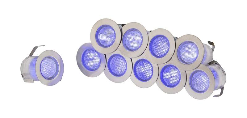 Knightsbridge KITAV16B 1W LED Recessed Kit - Pack of 10
