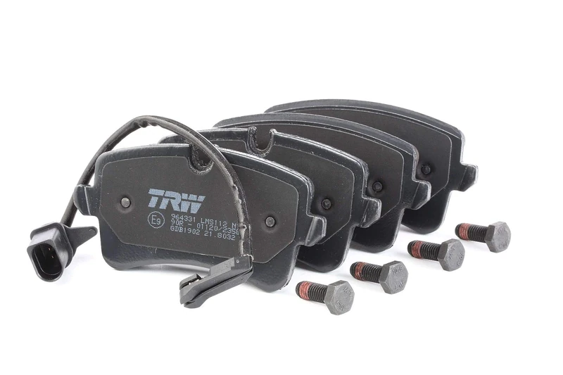 TRW GDB1902 Brake Pad Set of 4 for Audi A4 Saloon (8K2, B8) 2007-2015 Rear Axle and other vehicles