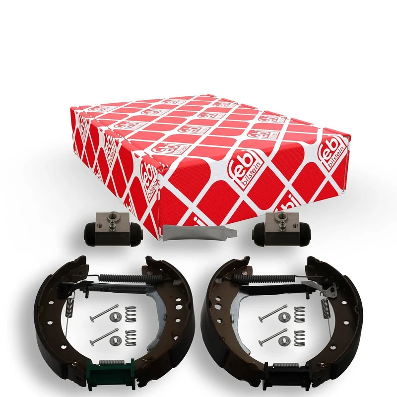 febi bilstein 37532 Brake Shoe Set with additional parts, pack of two