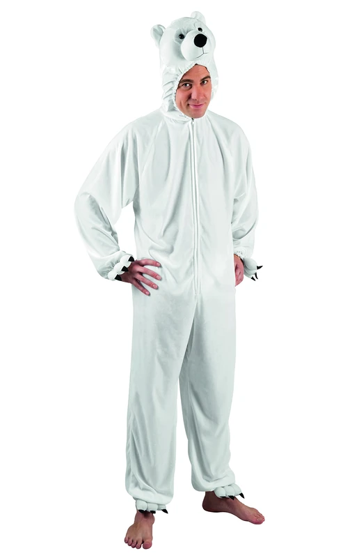 Boland Adult Plush Polar Bear Costume - Fancy Dress