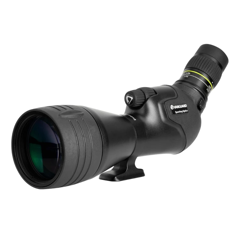 VANGUARD Endeavor HD 65A Angled Spotting Scope with 15-45x Zoom Eyepiece and Stay-On Case