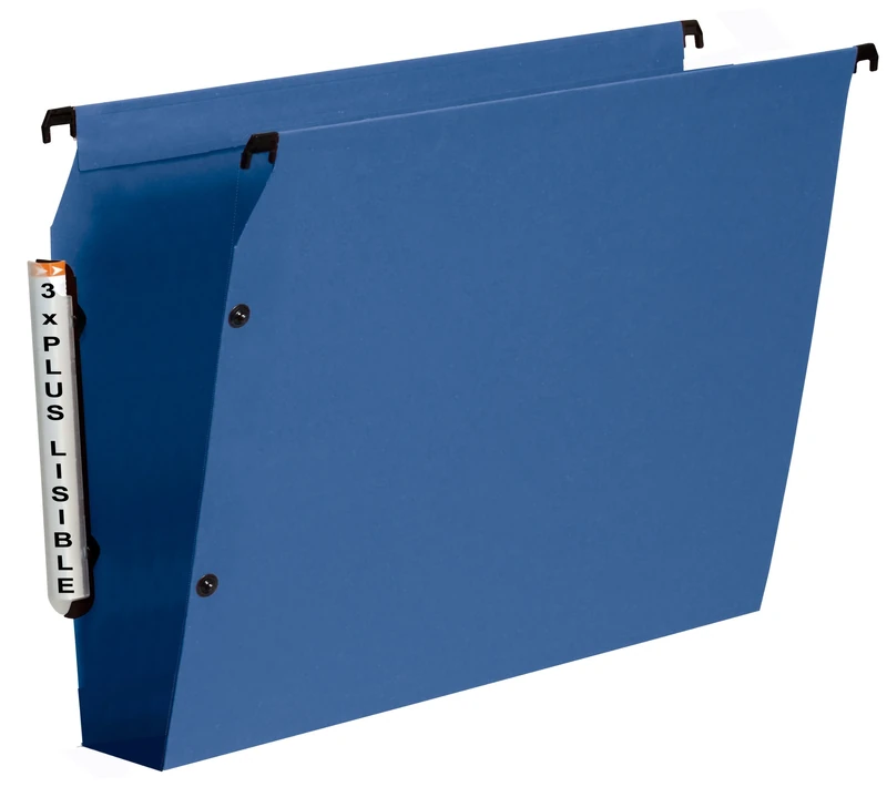 Esselte Premium Suspension Files for Filing Cabinet Opaque Pack of 10 50 mm Base Blue