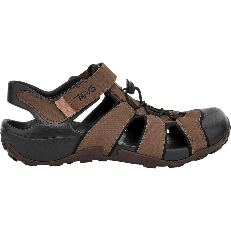 Teva Mens Forebay Closed Toe Sandals, Brown Turkish Coffee Tkcf001, 6 UK