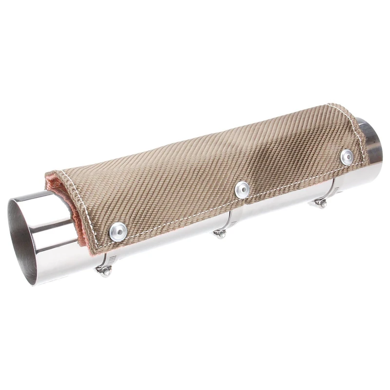 Design Engineering 010451 Titanium Pipe Shield 6" x 2' Exhaust Heat Shield - Image 1