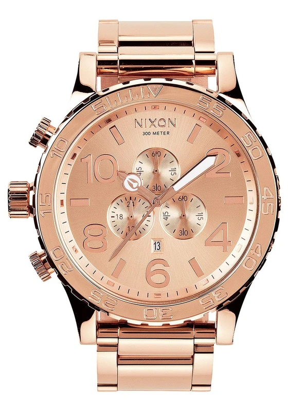 Nixon Unisex Chronograph Quartz Watch - A083-897-00 Steel Strap