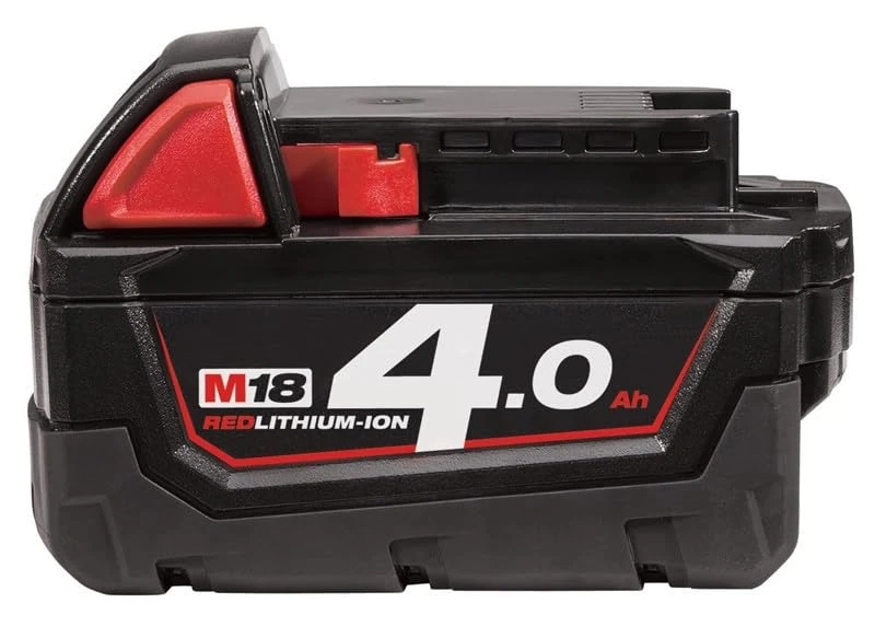 Milwaukee M18B4 4.0Ah Lithium-Ion Battery - Red