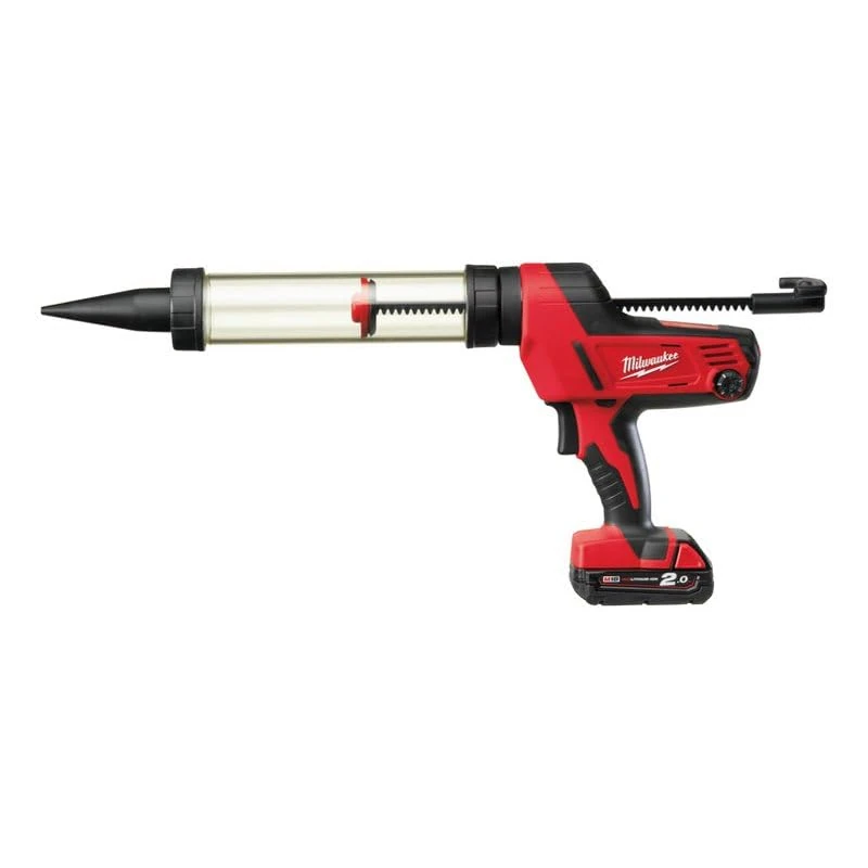 Milwaukee C18 PCG/400T-201B M18 400ml Caulking Gun Transparent Tube