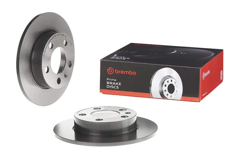 Brembo 08.7165.11 Rear Uv Coated Brake Disc - Set of 2