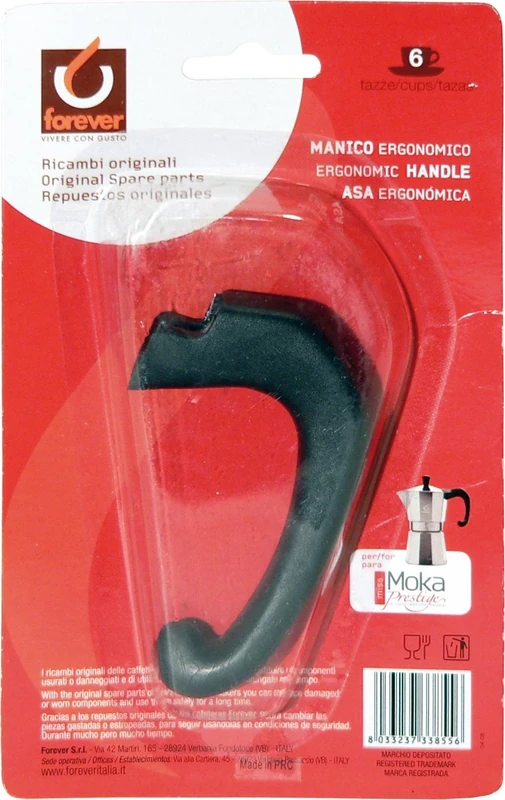 KAUFGUT Spare Part Handle for Miss Moka Prestige Coffe Maker 6 Cups, Multi