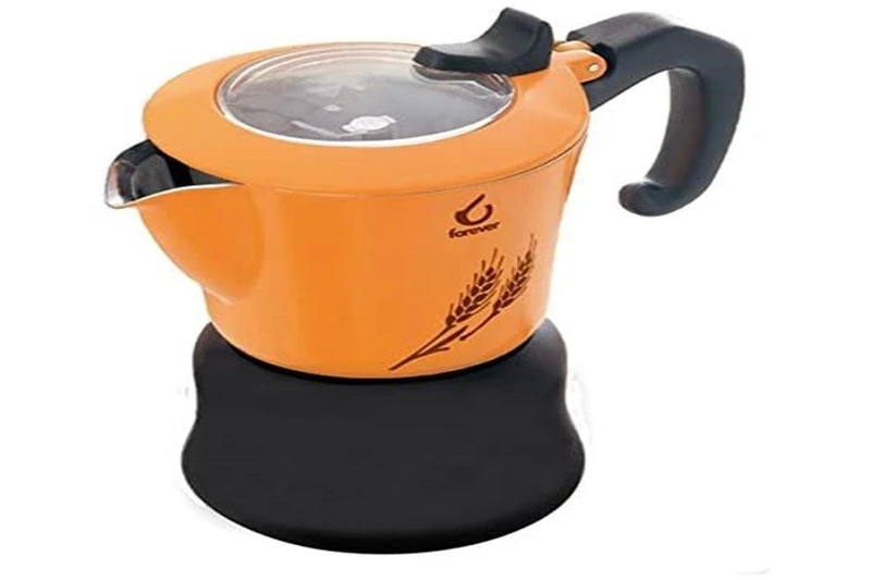 KAUFGUT Miss Orzi Aluminio 4 Cups Coffe Maker 640 Gram, Aluminium, Multi, 4 tazze