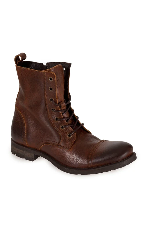 Jack and Jones Mens JJ Savek Cognac Hunting Boots JJ SAVEK 6 UK, 40 EU