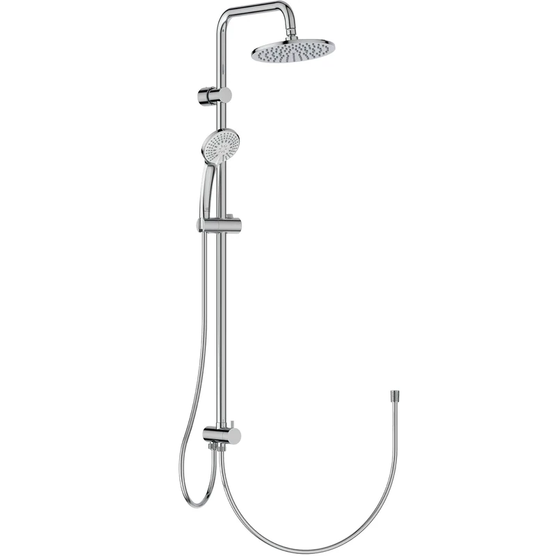 Ideal Standard Rain Dual Shower System for Exposed Shower Mixers, Chrome
