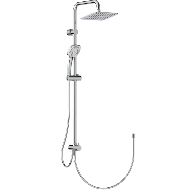 Ideal Standard Rain Cube Dual Shower System for Exposed Shower Mixers, Chrome