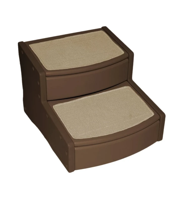 Pet Gear Easy Steps II Extra Wide, Small, Chocolate Brown