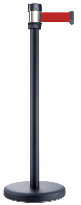 Viso RS2BKRE Barrier Post with 2m Belt - Black
