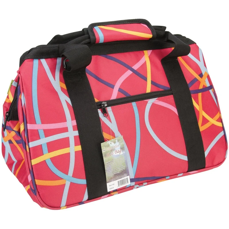 JanetBasket Eco Bag-18 inch x 10 inch x 12 inch Ribbons - Image 1