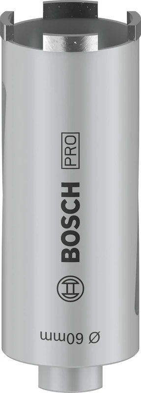 Bosch 1x PRO Multi Material Dry Diamond Core Cutters for G 1/2-Inch and Diamond Drills (for Lime and sand bricks, Brick, Ø 60 mm, Professional Accessory Diamond Drill)