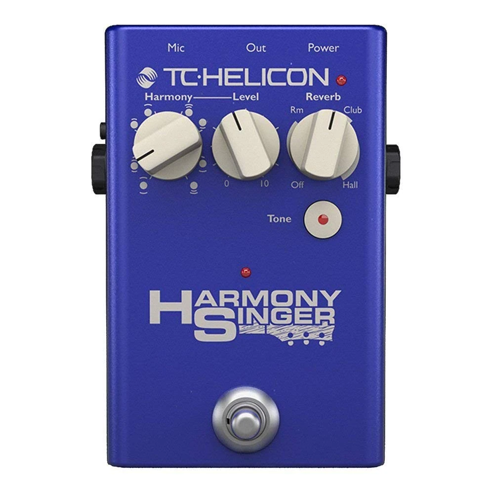 TC Helicon HARMONY SINGER 2 Vocal Effects Pedal Guitar-Controlled Harmony, Studio Reverb & Adaptive Tone for Live Performances