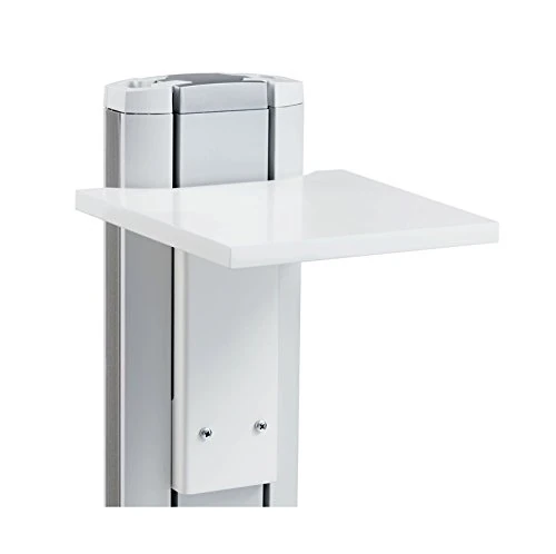 SMS Smart Media Solutions PD300010-P1 White Shelf Cart Trolley for Laptop and Computer – Accessories Accessory for laptop and Computer (242 mm, 240 mm, 248 mm)