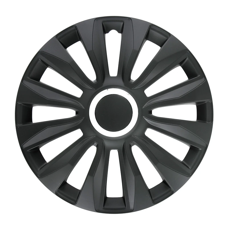 Lampa 31527 Induction Black Avalone Pro Set of Hub Caps, 15 Inches