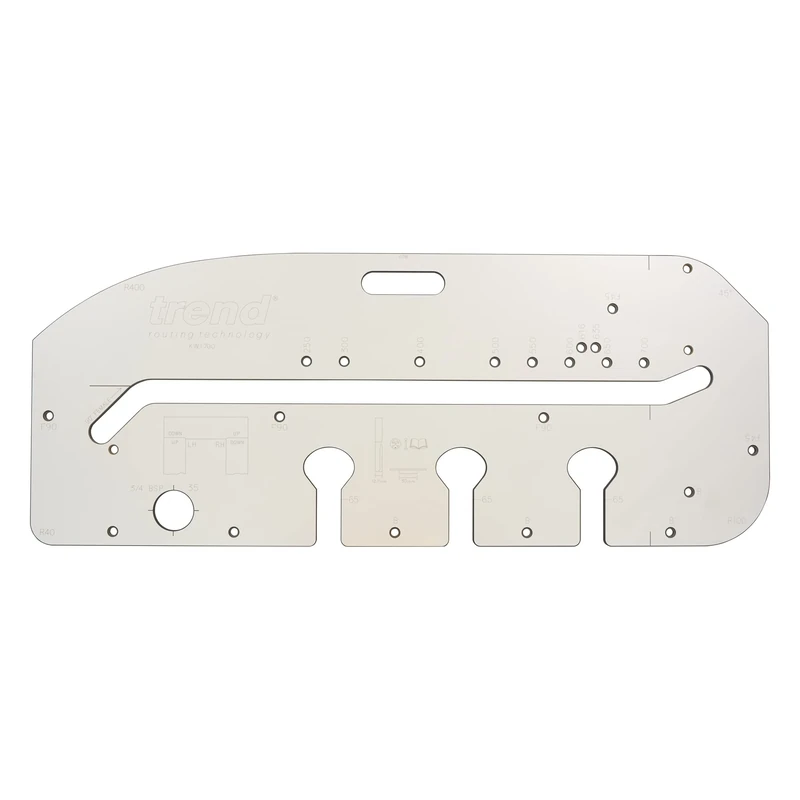 Trend Kitchen Worktop Jig for Precise Worktop Joints, Router Jig for Laminate, Solid Timber and Composite Worktops, 700mm, KWJ700