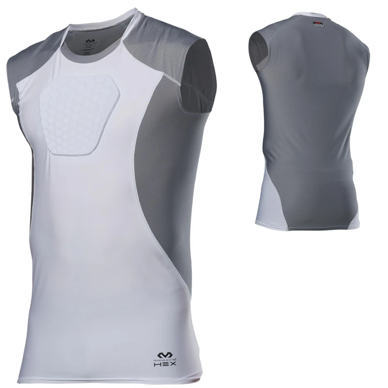 Mcdavid HEX Chest Protector, Heart-Guard/Sternum Protection – Padded Shirt for Baseball, Football, Lacrosse and Goalies - Youth & Adult Sizes