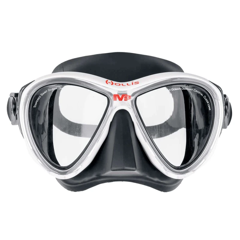 Hollis M3 Mask (White Frame with Black Silicone)
