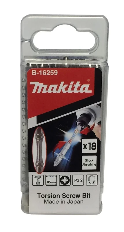 Makita B-16259 Torsion Screw Bits, PZ2