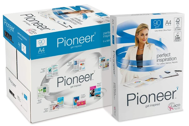 Antalis Laser Ream of Paper 500 Sheets A4 90 g Pack of 5 White - Image 1