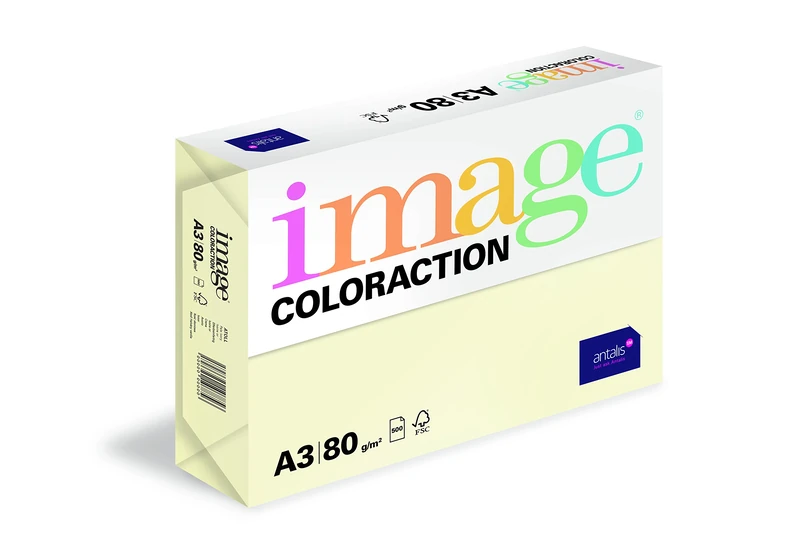 Image Coloraction Pale Ivory (Atoll) A3 297x420mm 80gm2 fsc4 500sh/RM 5rm/BX