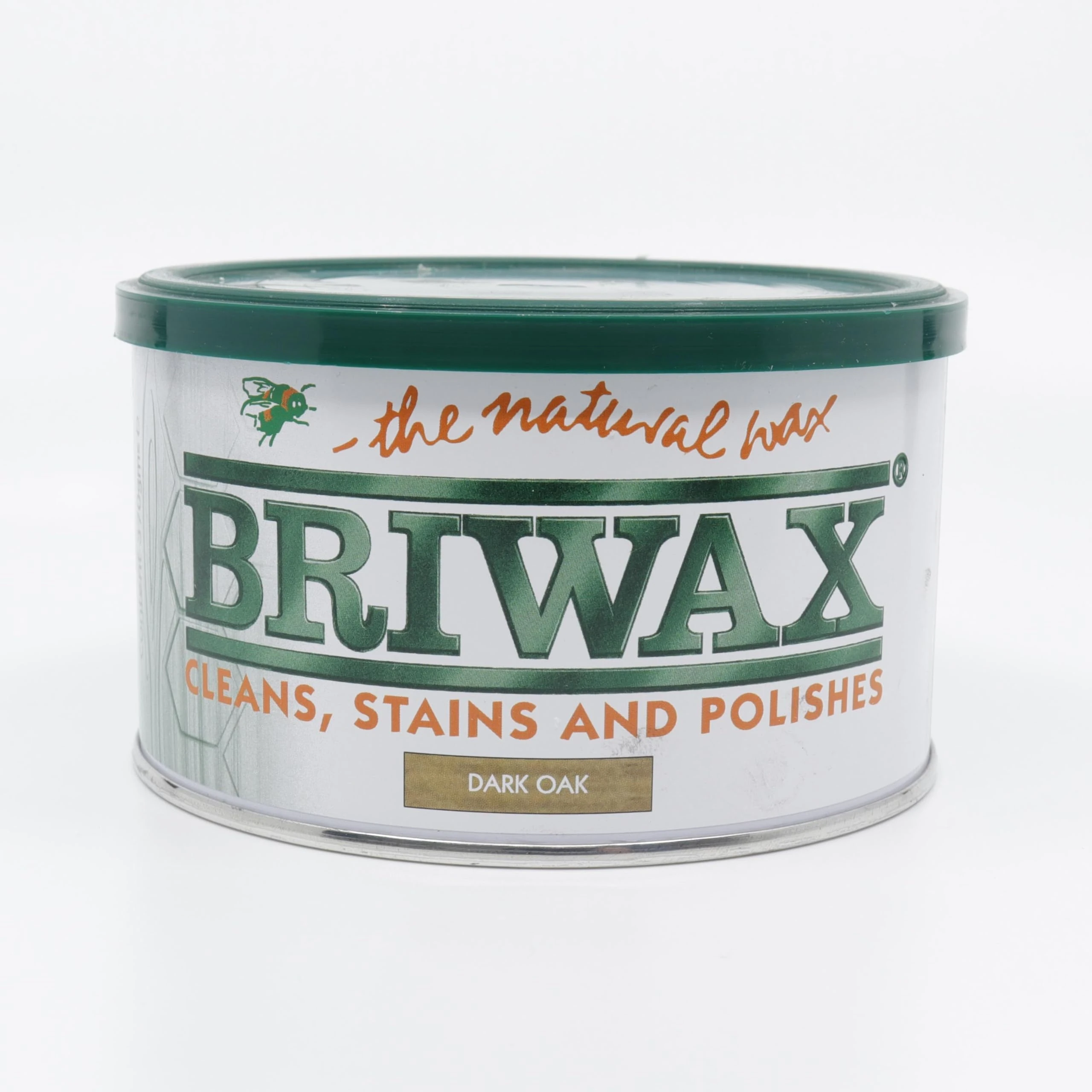 Briwax Toluene Free Wax Polish - Dark Oak 370g