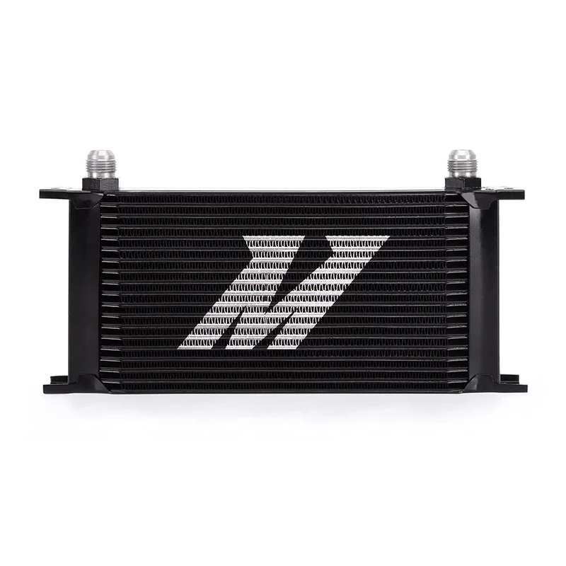 Mishimoto MMOC-19BK Universal 19 Row Oil Cooler, Black