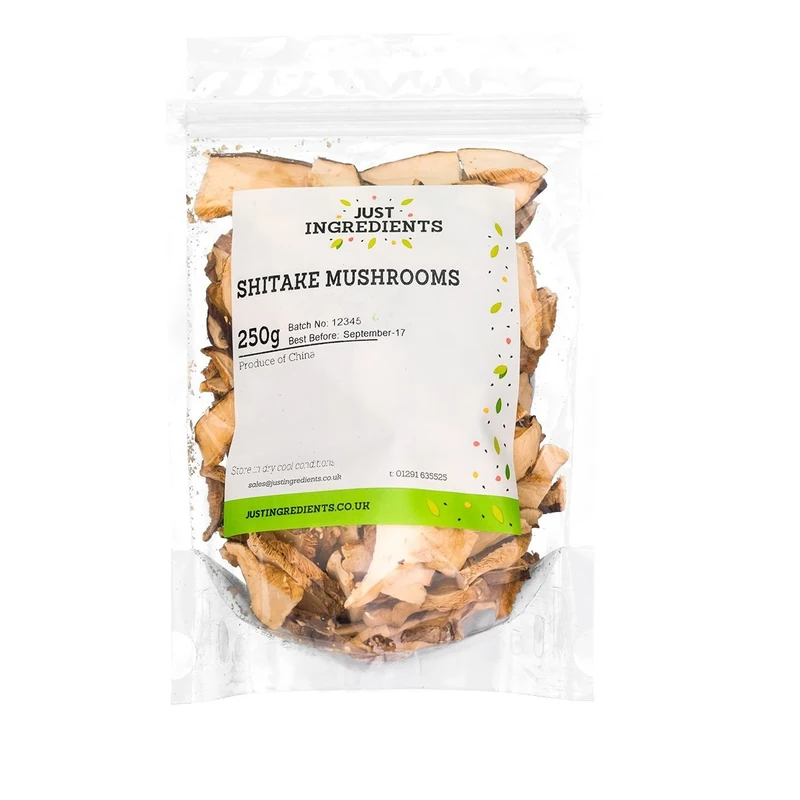 JustIngredients Essentials Shiitake Mushrooms, 1 kg