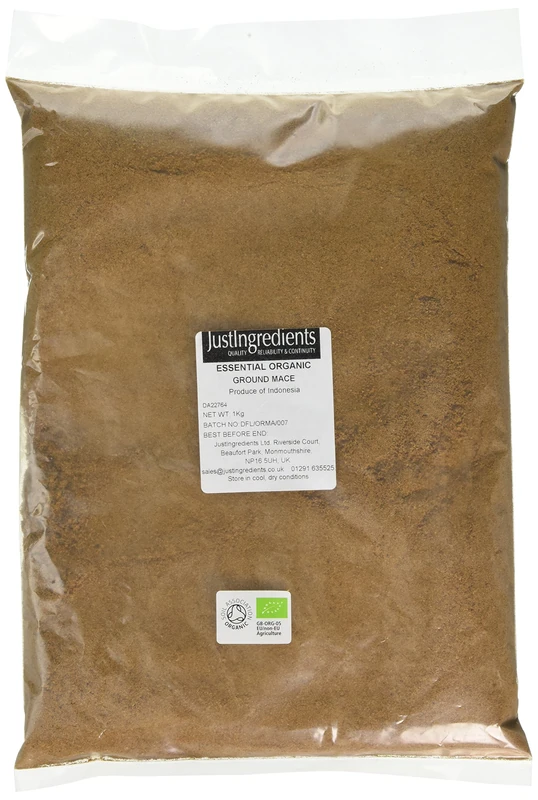 JustIngredients Essentials Organic Mace Ground, 1 kg