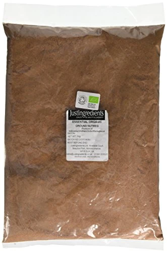 JustIngredients Essentials Organic Nutmeg Ground, 1 kg