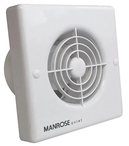 Manrose QF100T Quiet Extractor Fan with Timer - 4"/100mm Duct