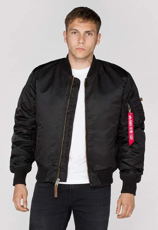 Alpha Industries MA-1 VF 59 Bomber Jacket for Men Black