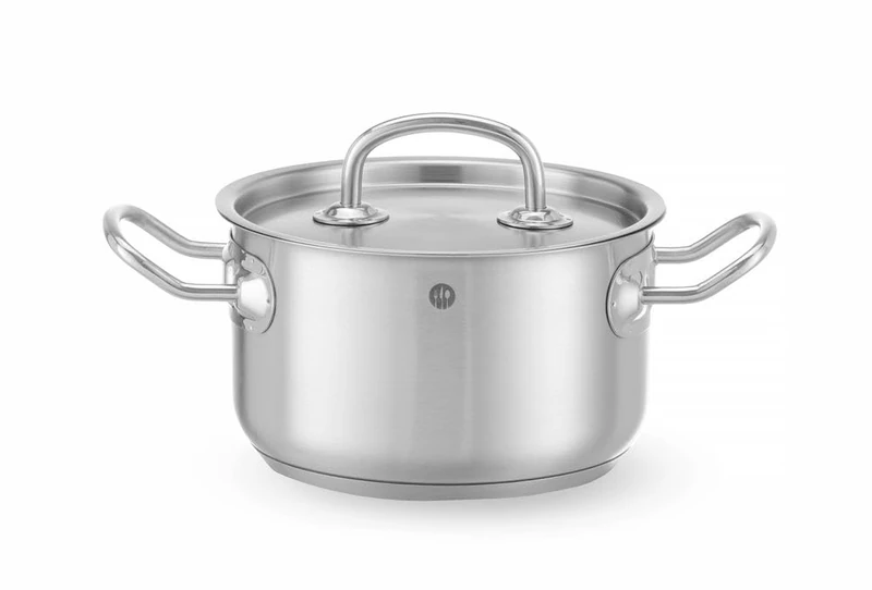 HENDI Stew pan middle, with lid, Kitchen Line, ⌀280x(H)155 mm, 9 L