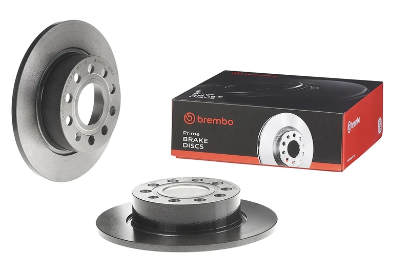 Brembo 08.9502.11 Rear Uv Coated Brake Disc - Set of 2