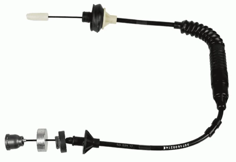 SACHS 3074 600 214 Cable Pull Clutch Control compatible with Peugeot 206 Hatchback (2A/C) 1998-2012 and Other Vehicles