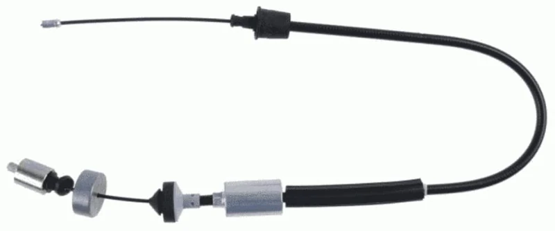 SACHS 3074 600 271 Cable Pull Clutch Control compatible with Renault Lutecia II (BB_, CB_) 1998-2016 and Other Vehicles