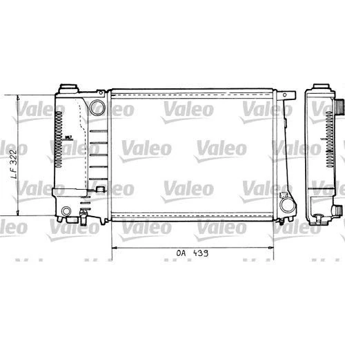 Valeo Radiator, Engine Cooling 730365