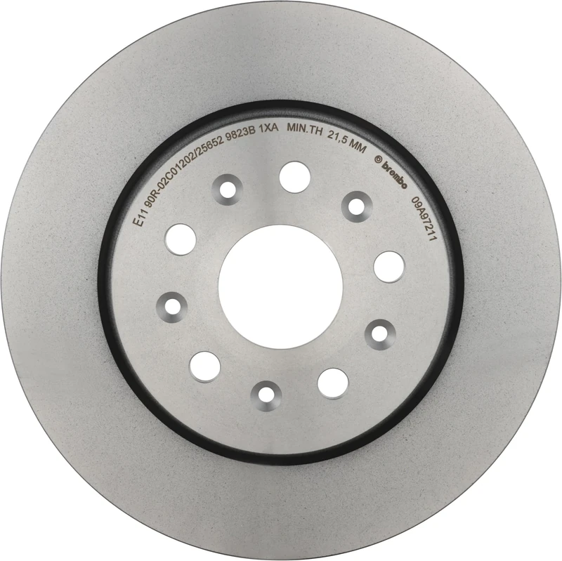 Brembo 09.A972.11 Rear UV Coated Brake Disc - Set of 2