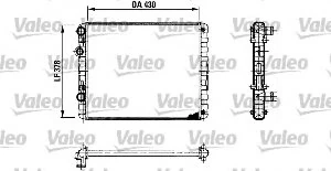 Valeo Service 730956 Radiator