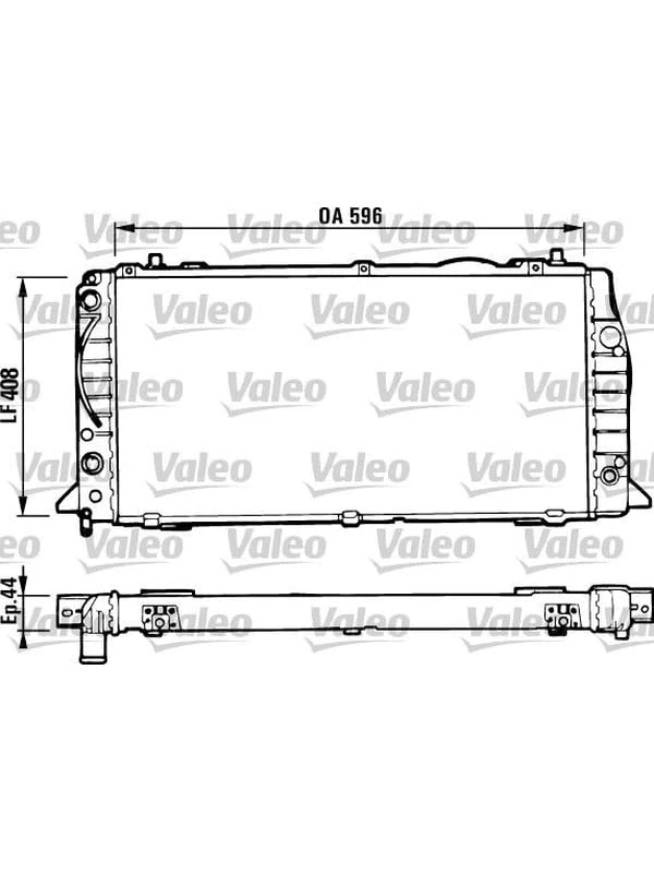 Valeo Radiator, Engine Cooling 731428