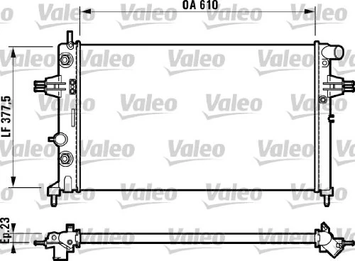Valeo Service 732549 Radiator