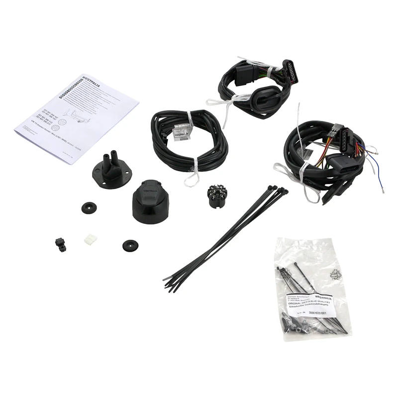 Westfalia-Automotive Electric Kit, 321451300113, for Volkswagen Transporter T5 box / estate (BJ 01/2003-10/2009), tow hitch