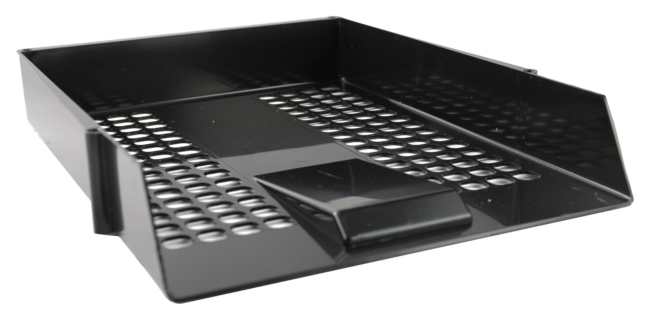 Q-Connect Plastic Letter Tray - Black