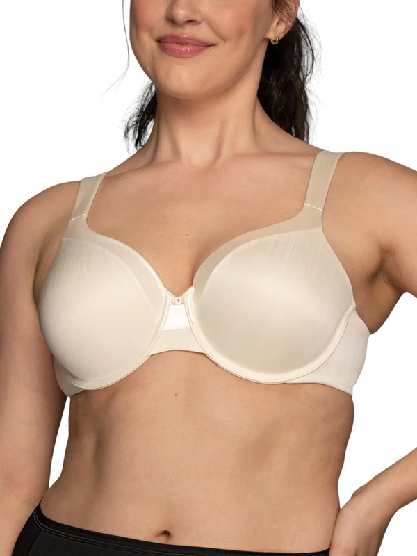 Vanity Fair Women's Illumination Full Figure Zoned-in Support Bra, Lightly Lined Cups Up to Dd, Sweet Cream, 40D